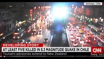 Chile earthquake: 8.3 magnitude temblor strikes off coast, killing 5