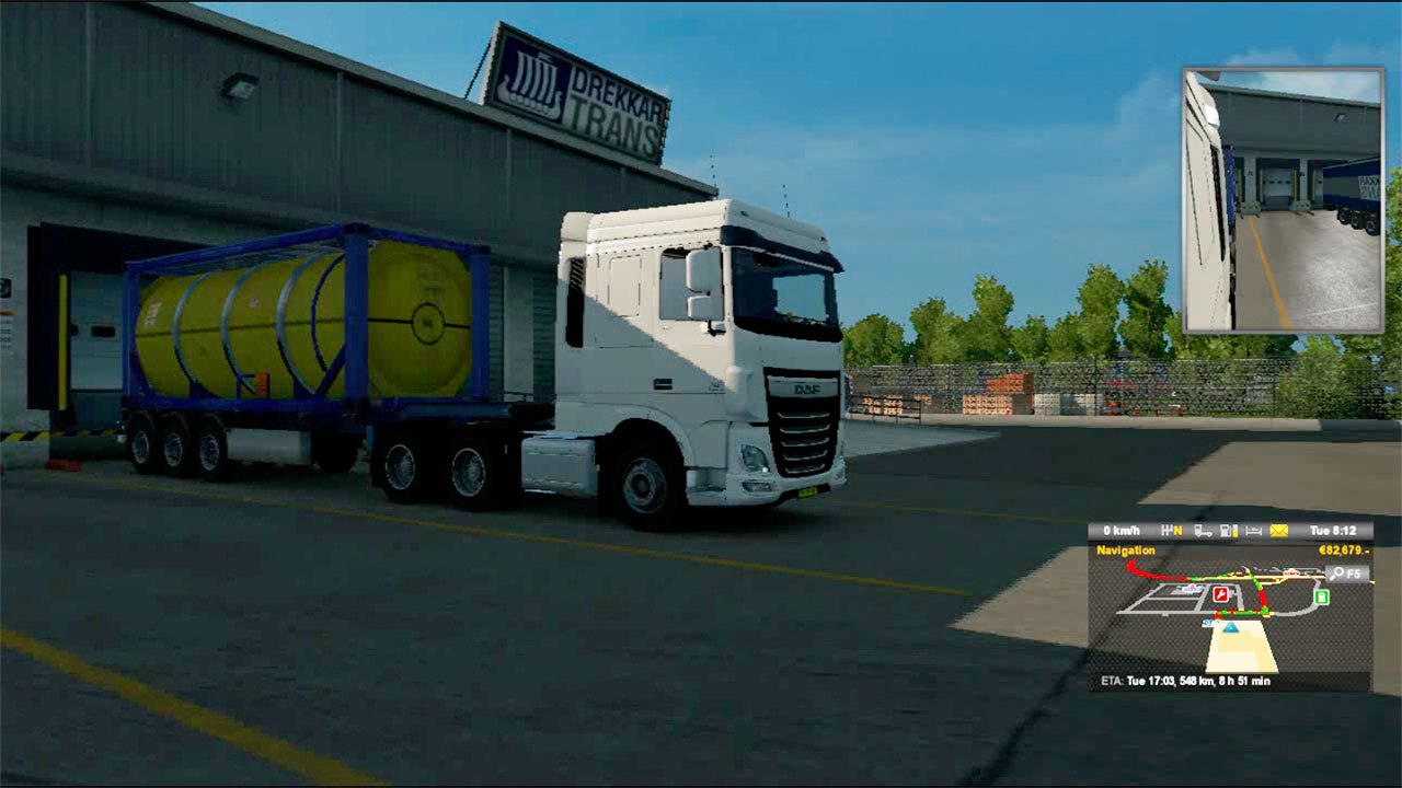 Euro Truck Simulator 2 | DAF XF 510 "HOT CHEMICALS Delivery"
