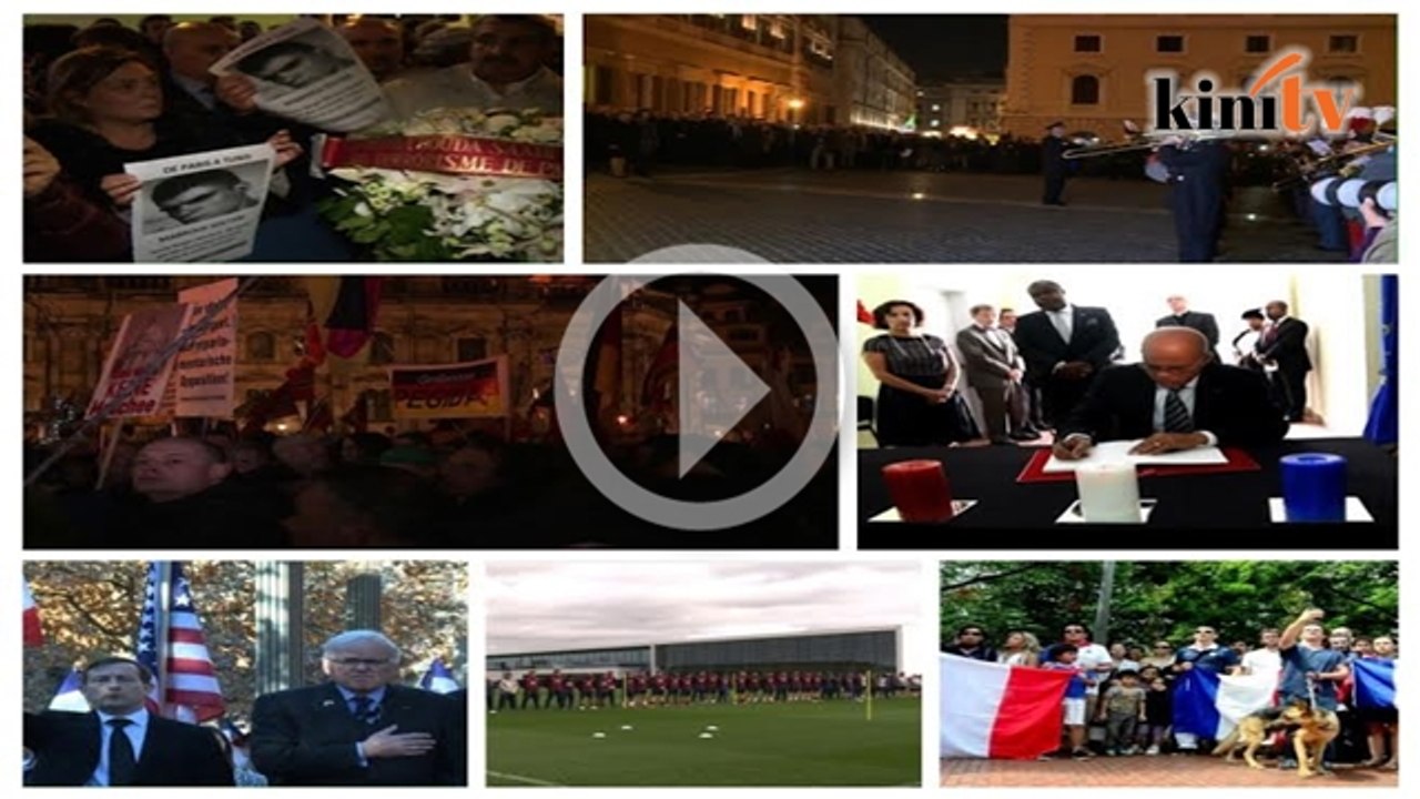 Solidariti warga dunia buat Paris