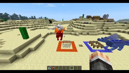 ماينكرافت : مود ترويض التنانين !! 1.6.2 Dragon mounts mod