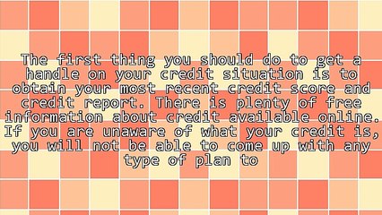 Repair Your Credit By Using These Tips