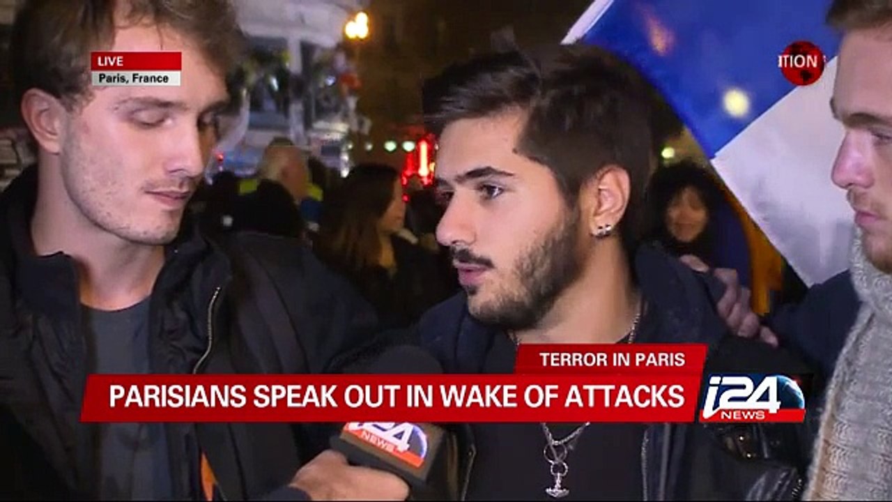 Parisians : "We don't feel unsafe, we feel anger against those terrorists"