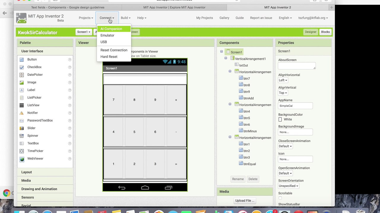 郭sir教室 - HOWTO - App Inventor AI Companion