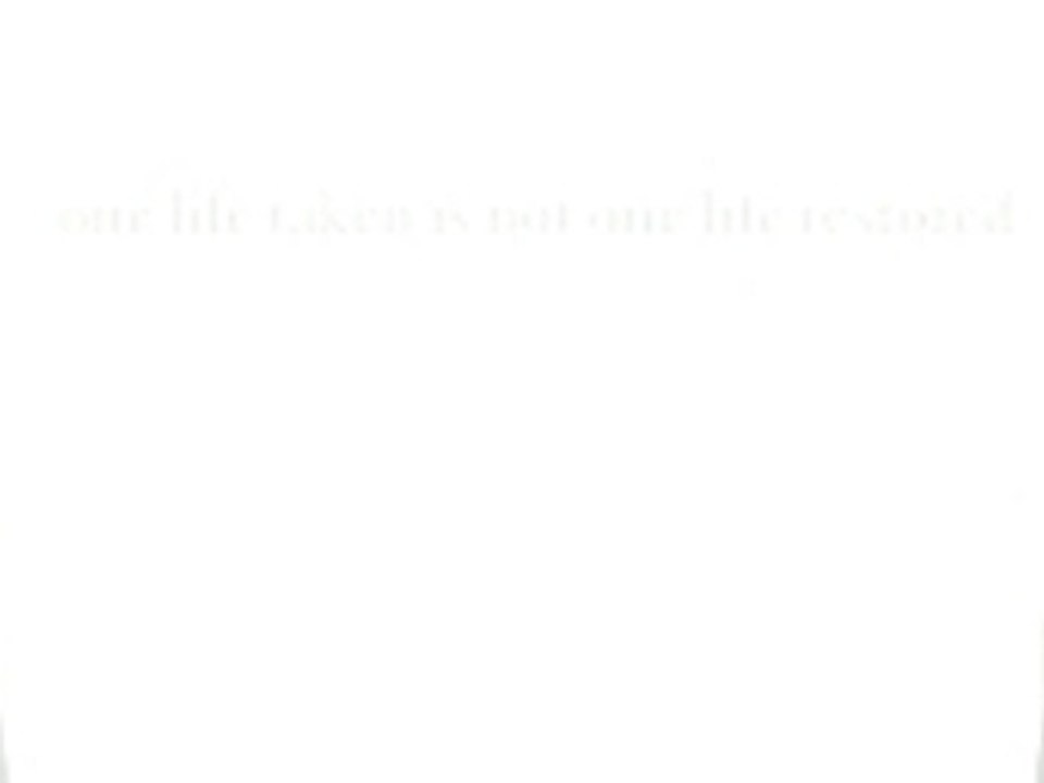 Contre la peine de mort