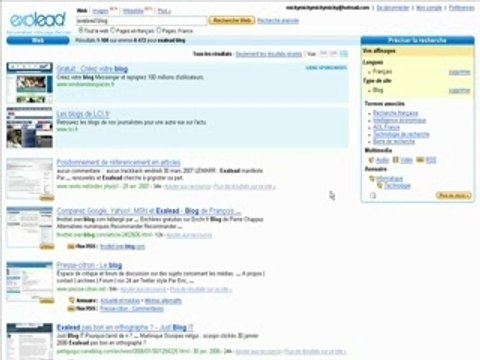 Preciser la recherche