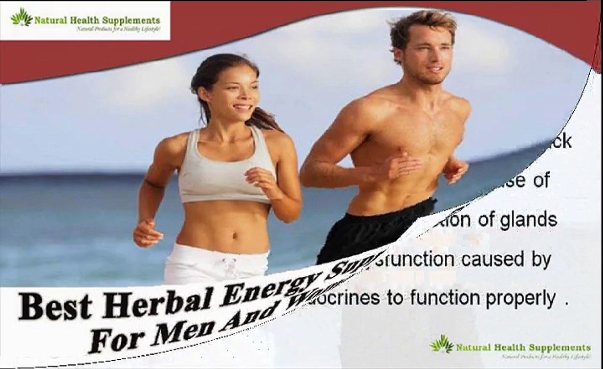 Best Herbal Energy Supplements For Men And Women, Regain Optimum Health