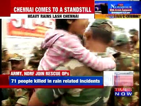 Army & NDRF Joins Rescue Operation In Chennai