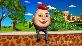 Humpty Dumpty - 3D Animation English Nursery Rhyme songs For Children with Lyrics-h1fiPIhGXYA