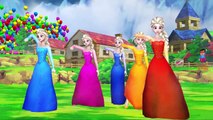 Frozen Songs For Children Finger Family Nursery Rhymes | Frozen Elsa Anna Cartoon Rhymes F