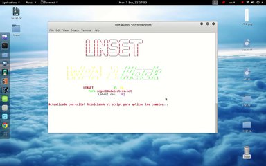 How to install linset on Kali Linux 2.0