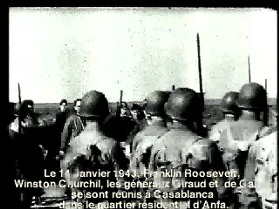 Churchil á Casablanca