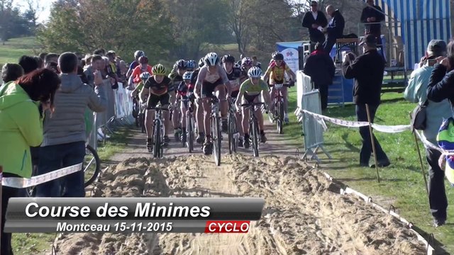 Cyclo Cross de Montceau - Course des Minimes - 15-11- 2015