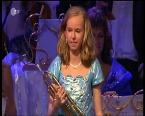 girl playing trumpet