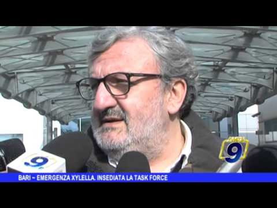 BARI | Emergenza xylella, insediata la task force