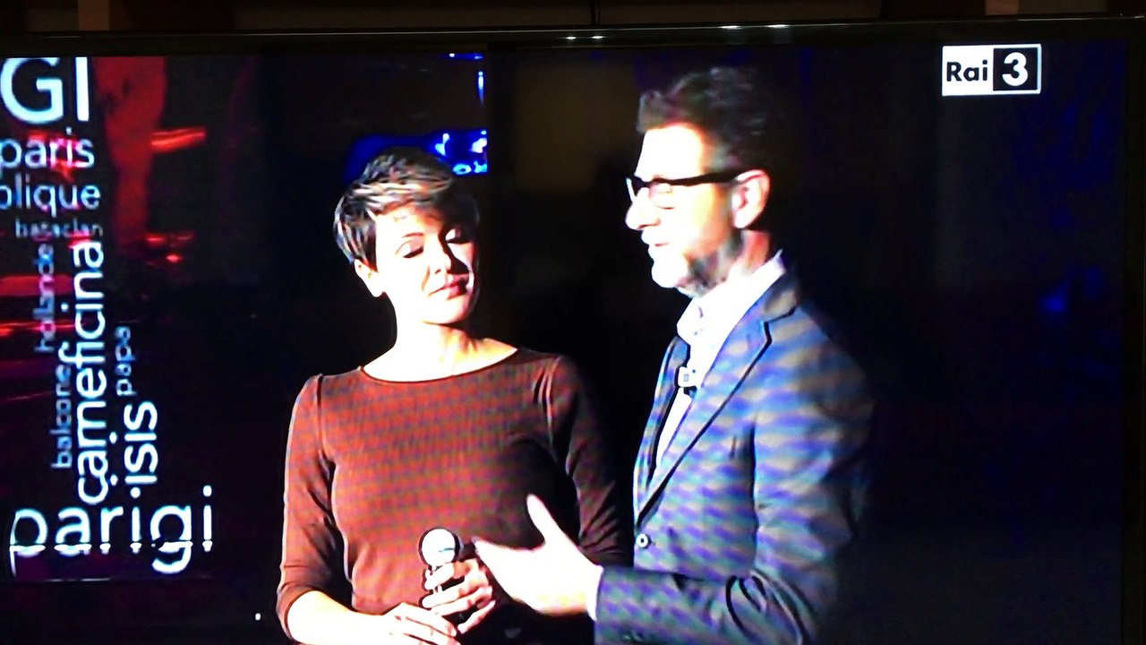 SIMONA MOLINARI  "ET MAINTENANT"  RaiTre "che fuori tempo che fa"