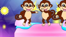 Five Little Monkeys Jumping on the Bed - Nursery Rhymes, Baby Songs, 5 Little Monkeys