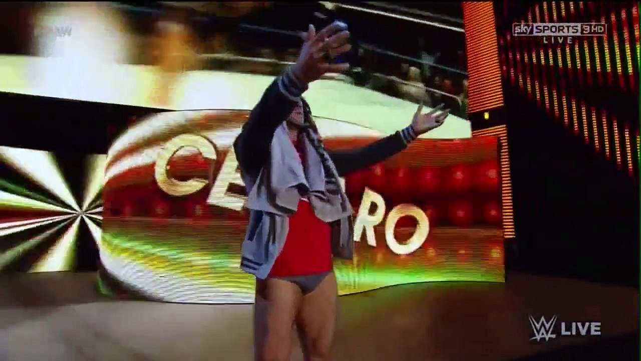 Rusev vs Cesaro show