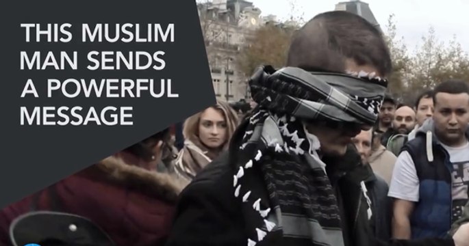 Hug me if you trust me, I'm told I'm a terrorist –Muslim man opens his arms to Parisians
