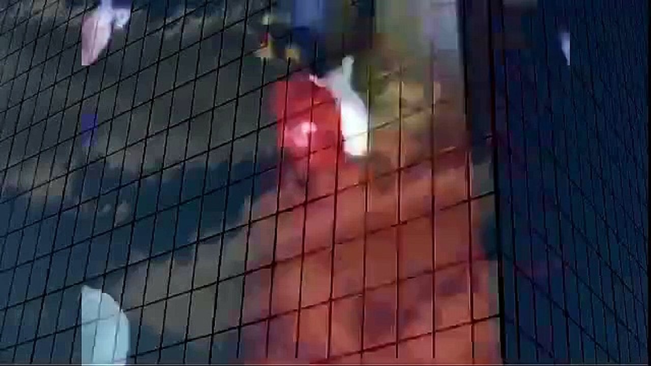 Rabbit funny balloon when animals attack