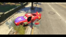 Spiderman Lightning McQueen Nursery Rhymes Family Finger Cars Pixar Disney