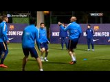 Messi ya entrena con normalidad con el Barça