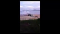 Aircraft Crashes Just After Take-off into the sea