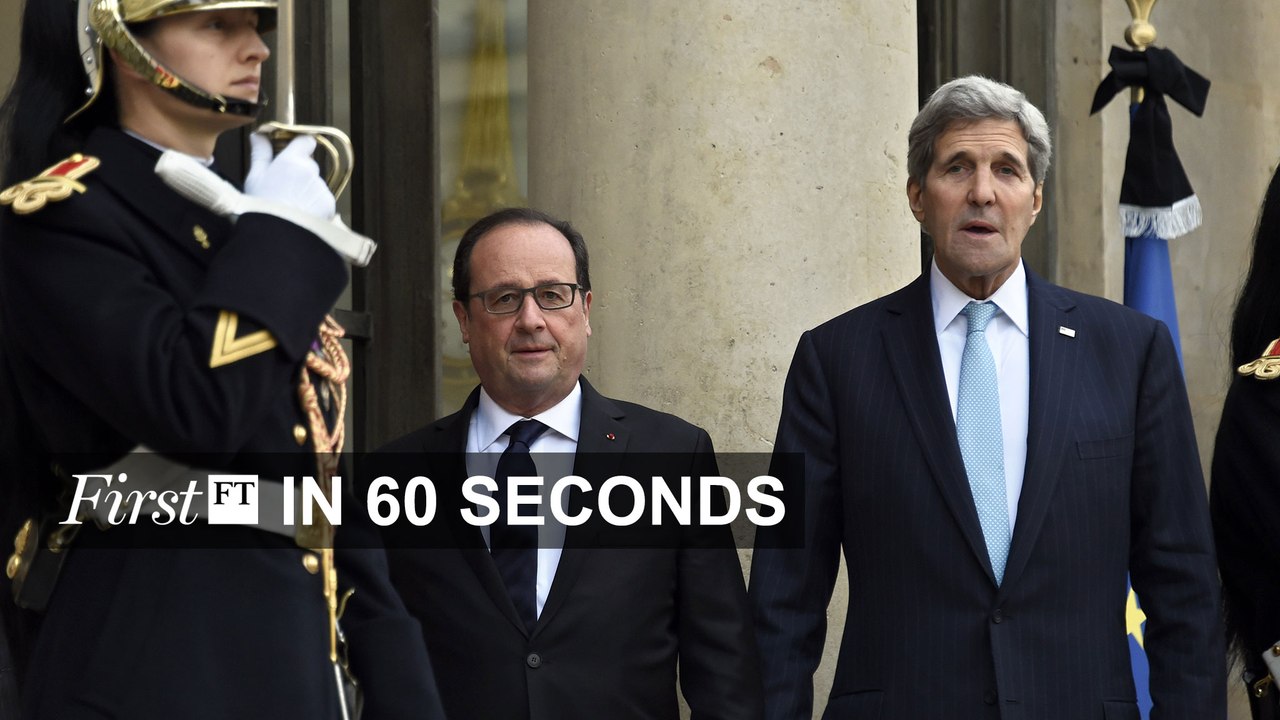 FirstFT - Hollande call, Vuitton closures
