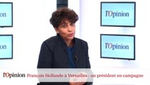 François Hollande à Versailles : un président en campagne