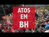 Atos pró-Aécio e pró-Dilma em BH