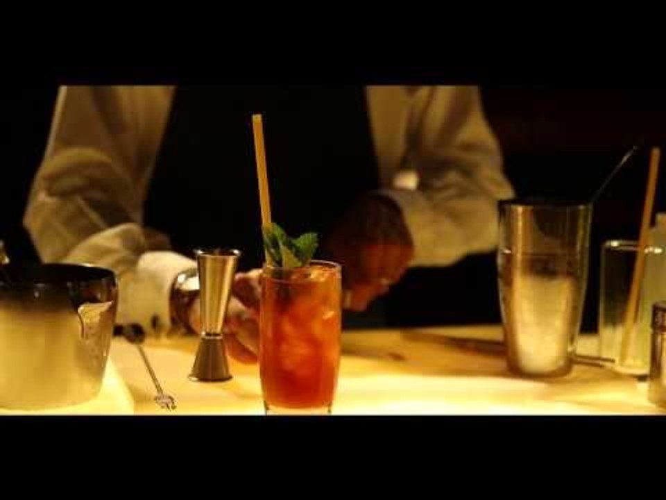 Um drink feito por um especialista