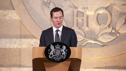 Osborne addresses Paris attacks and terror threats at GCHQ