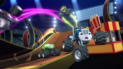 Blaze et les Monster Machines | Le robot avec des pieds géants | NICKELODEON JUNIOR
