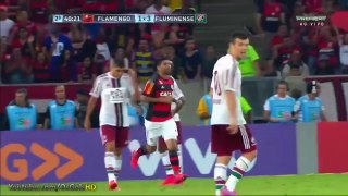 Gol de Eduardo da Silva, Flamengo 2 x 3 Fluminense Brasileirão 31/05/2015