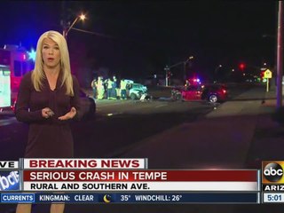 Serious crash in Tempe