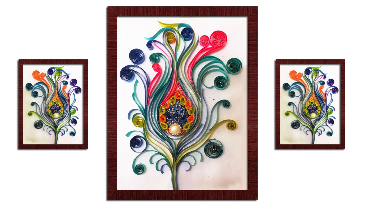 DIY Quilling Craft : How to Make Amazing Quilling Feather Craft