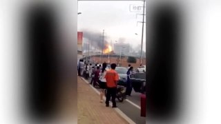 Fire Explosion Rips Through Chemical Factory in China