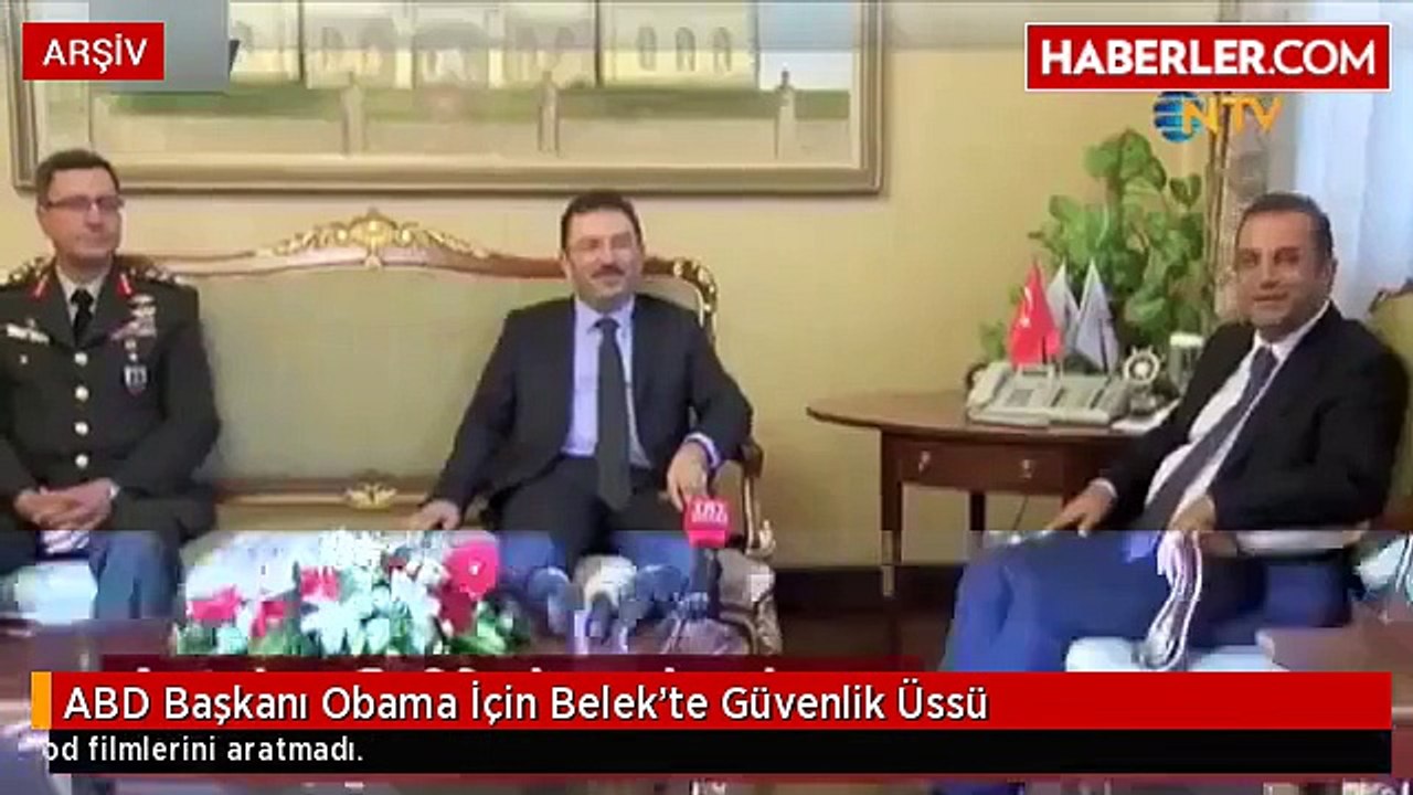 ABD Başkanı Obama İçin Belekte Güvenlik Üssü