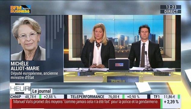 La France était menacée par le terrorisme et l'est toujours comme tous les pays européens , Michèle Alliot-Marie - 17/11