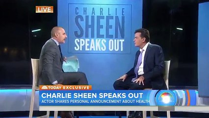 Charlie Sheen HIV positive TODAY Show