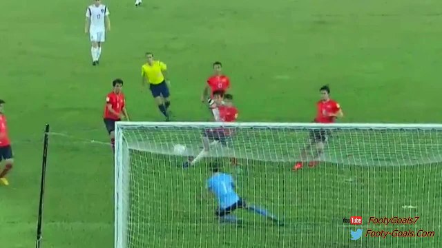 Hyun-Jun Suk Goal - Laos 0-4 South Korea (World Cup Qualification 2015)