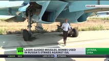 First-hand look at Russian 'smart bombs' in Syria against ISIS
