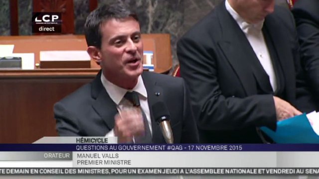 Valls à l'Assemblée nationale, entre applaudissements et huées
