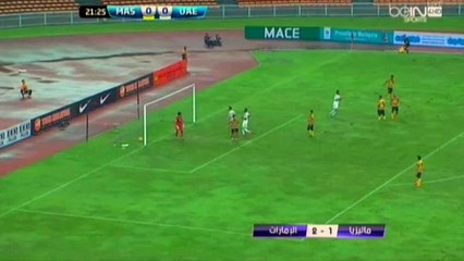 أهداف مباراة الإمارات و ماليزيا بتصفيات كأس العالم 2018 وآسيا 2015