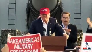 Donald Trump On The Battleship USS Iowa