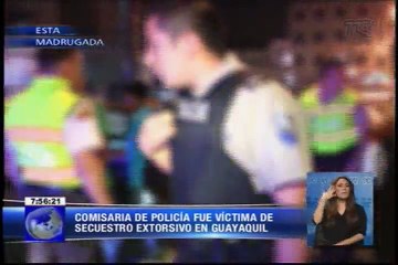 Comisaria se salva de un secuestro y captura a sospechosos