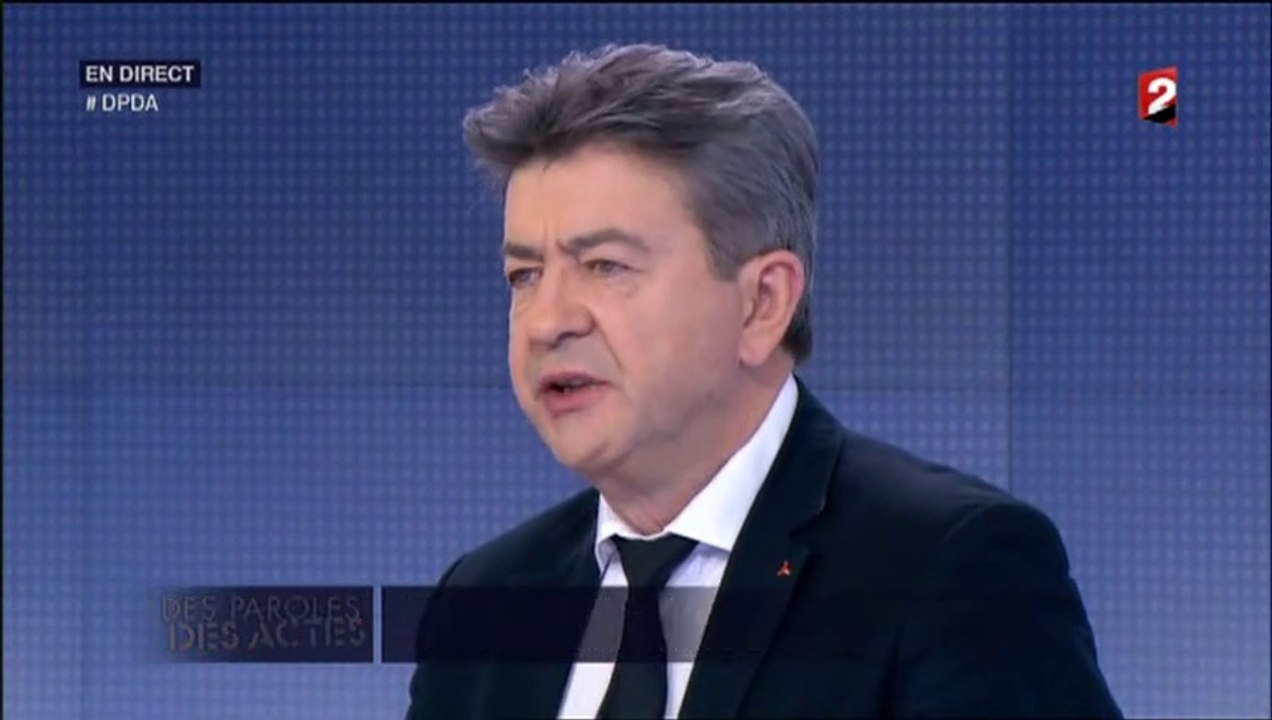Mélenchon chez Pujadas