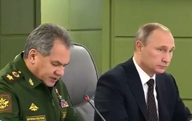 Минобороны доложило Владимиру Путину о ходе операции РФ в Сирии