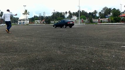 Pulimurugan car chase rehearsal Vysakh lucky escape