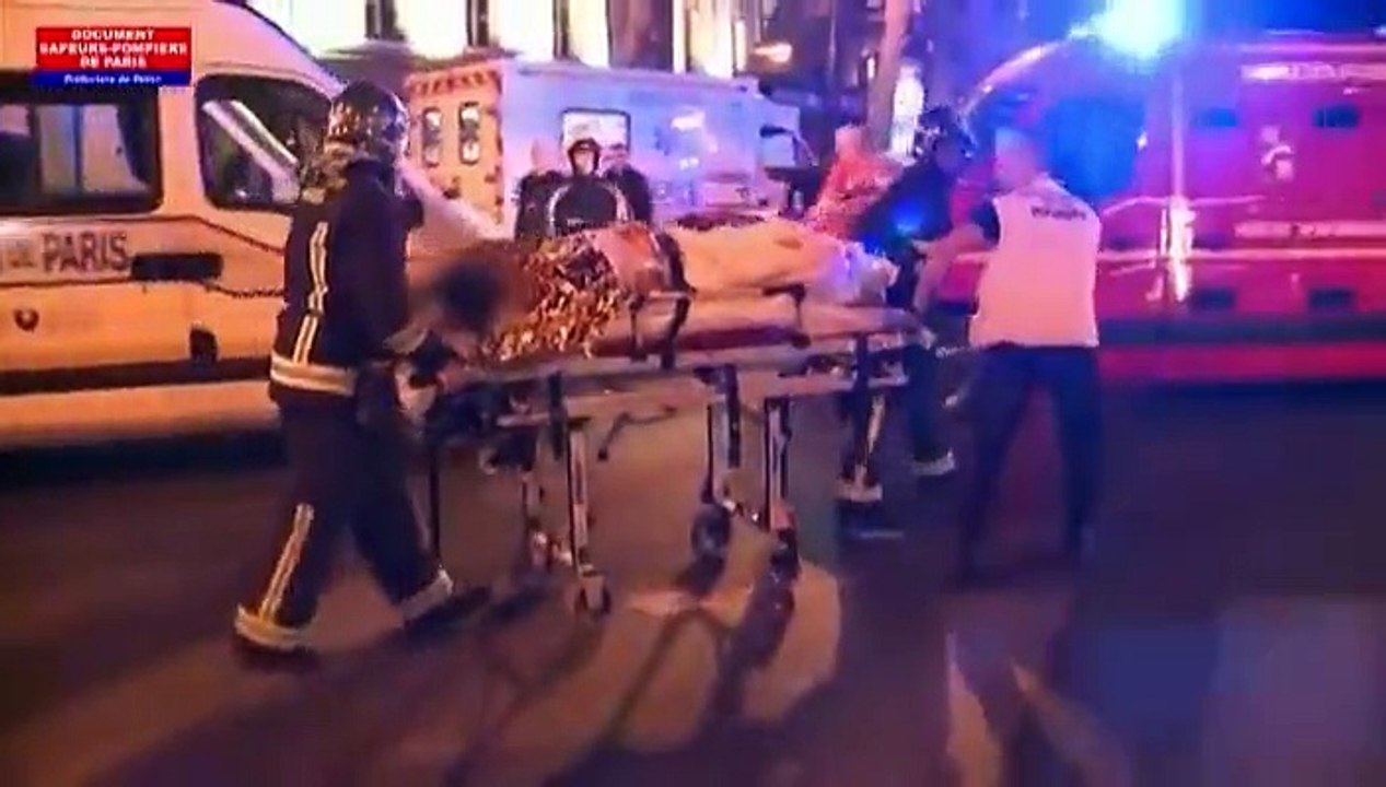 Attentats de Paris : Les pompiers dévoilent les images de leurs interventions sur les sites touchés par les attentats !