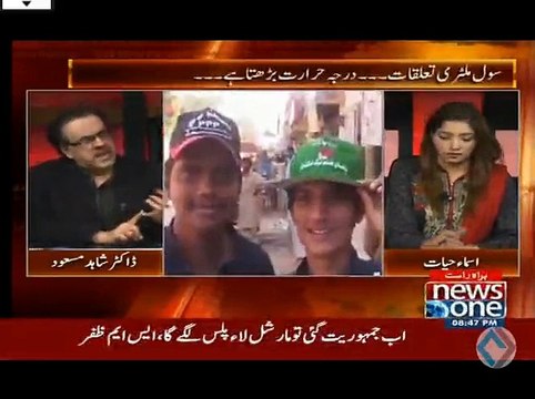 90 percent of PML N and PPP members will ask to be house arrested and later join Establishment if Marshallaw comes